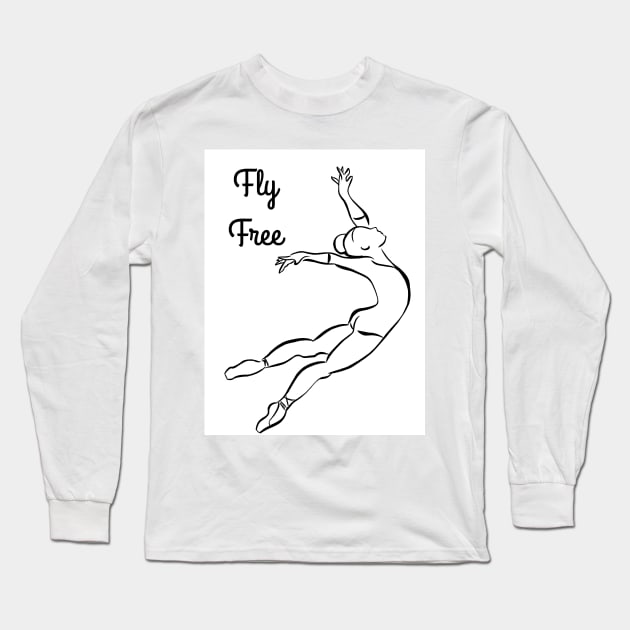 Fly Free Long Sleeve T-Shirt by MamaODea